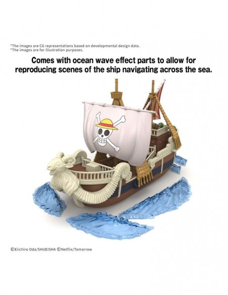 Maqueta bandai hobby netflix one piece gsc going merry