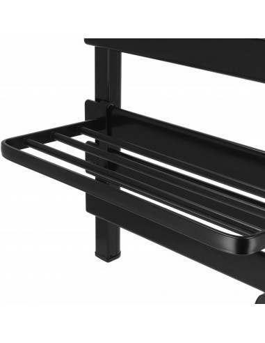 Yoevu - kit radiador toallero 150 w mas repisa extra con ganchos - color negro