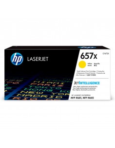 Toner hp 657x amarillo