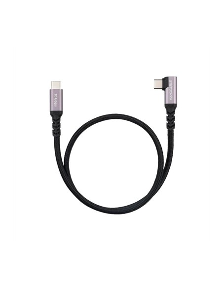 Cable nanocable usb - c 3.2 gen2 acodado 100w 1m Cable nanocable usb - c 3.2 gen2 acodado 100w 1m
