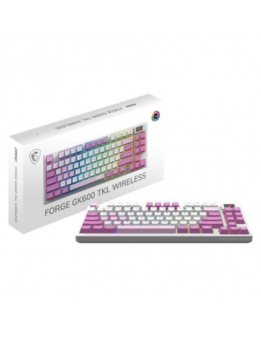 Teclado msi forge gk600 tkl inalambrico