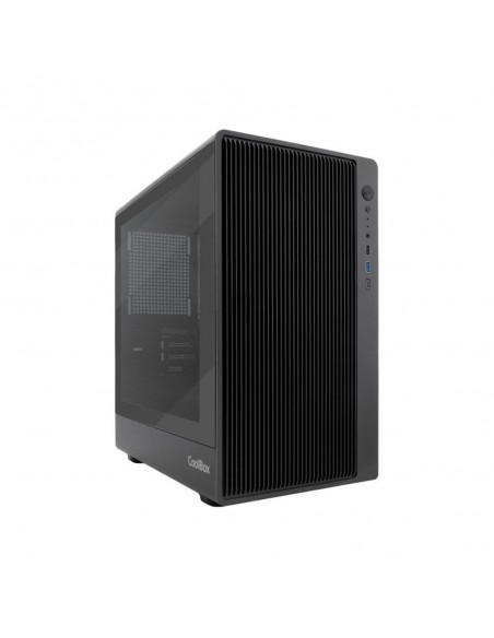 Caja ordenador gaming coolbox gm350 darkface matx cristal templado negra