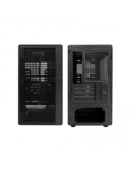 Caja ordenador gaming coolbox gm350 darkface matx cristal templado negra