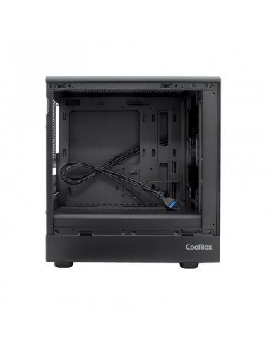 Caja ordenador gaming coolbox gm350 darkface matx cristal templado negra