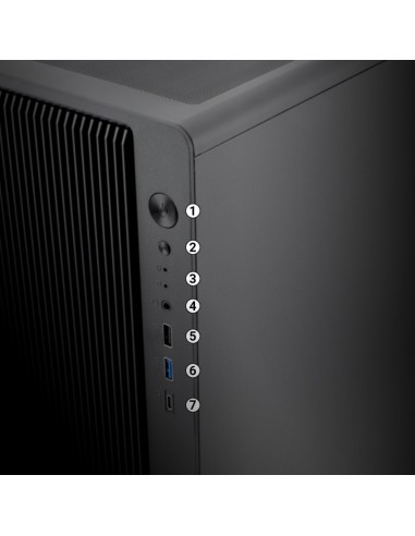 Caja ordenador gaming coolbox gm350 darkface matx cristal templado negra