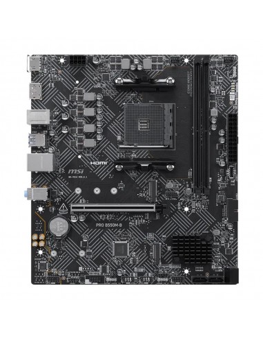 Placa base msi pro b550m - b matx am4 - 2x ddr4