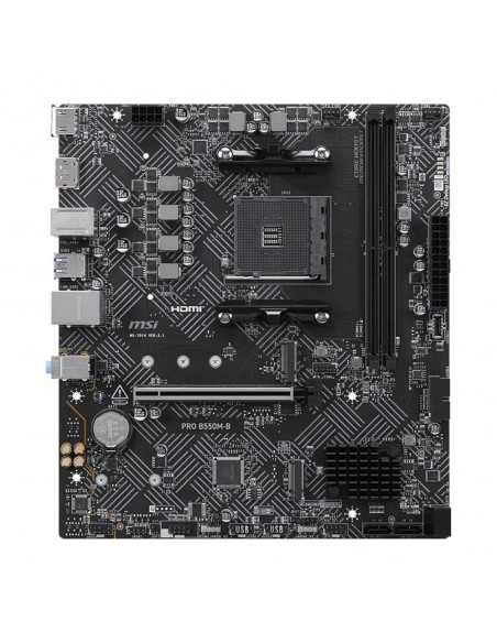 Placa base msi pro b550m - b matx am4 - 2x ddr4 Placa base msi pro b550m - b matx am4 - 2x ddr4