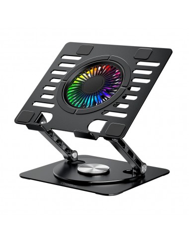 Soporte - base refrigeracion para portatil coolbox coolair 1vrgb ajustable haste 17 pulgadas negro