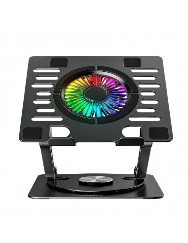 Soporte - base refrigeracion para portatil coolbox coolair 1vrgb ajustable haste 17 pulgadas negro