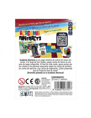 Juego de mesa academia abstracta