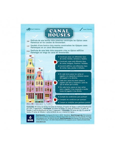 Juegoo de mesa canal houses Juegoo de mesa canal houses