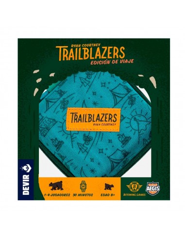 Juego de mesa trailblazers: edición de viaje