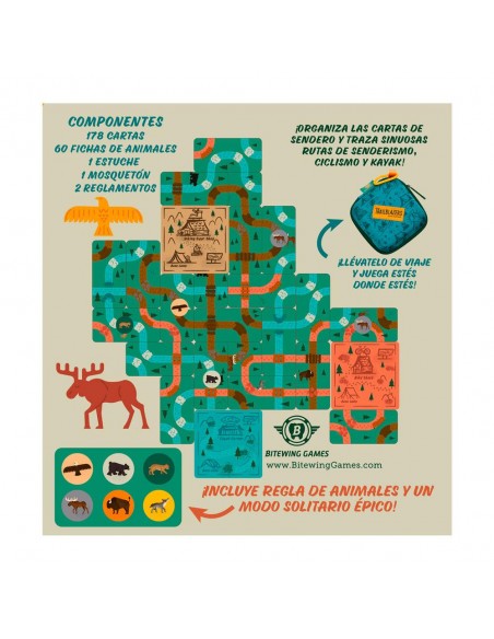 Juego de mesa trailblazers: edición de viaje
