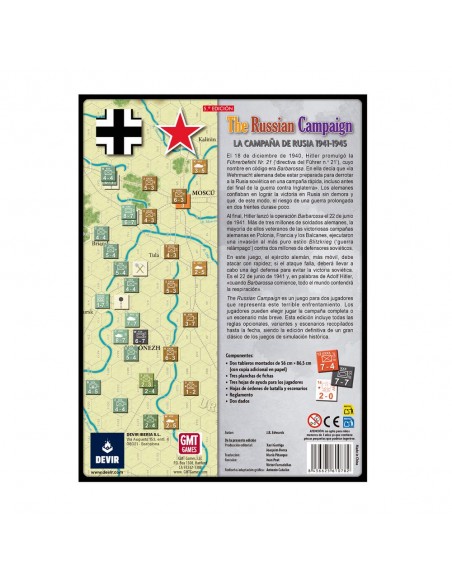 Juego de mesa the russian compaign