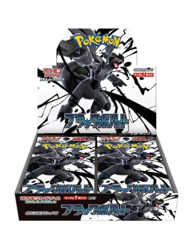 Pokemon tcg black bolt caja de 20 sobres japones