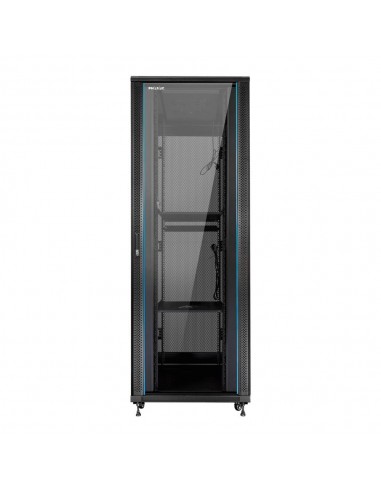 Armario rack de suelo 19 pulgadas phasak pro 47u negro 800x1000 montado pho 8147