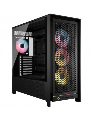 Caja ordenador gaming corsair frame 5000d rs atx argb cristal templado negra