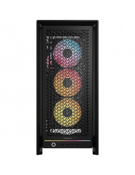 Caja ordenador gaming corsair frame 5000d rs atx argb cristal templado negra Caja ordenador gaming corsair frame 5000d rs atx argb cristal templado negra