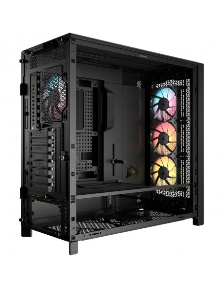 Caja ordenador gaming corsair frame 5000d rs atx argb cristal templado negra Caja ordenador gaming corsair frame 5000d rs atx argb cristal templado negra