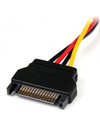 Adaptador molex lp4 a sata startech 0.15m - hembra - macho