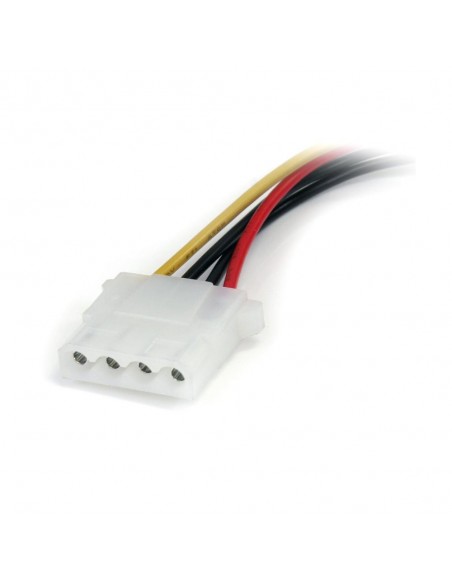 Adaptador molex lp4 a sata startech 0.15m - hembra - macho Adaptador molex lp4 a sata startech 0.15m - hembra - macho