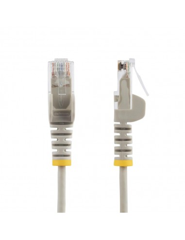Cable de red startech latiguillo rj45 lszh utp cat6 2m gris