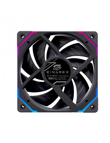Ventilador caja einarex ex12ci argb 120mm negro invertido