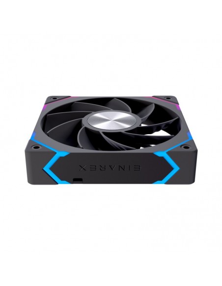Ventilador caja einarex ex12ci argb 120mm negro invertido Ventilador caja einarex ex12ci argb 120mm negro invertido