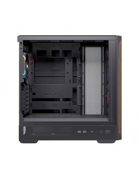 Caja ordenador gaming einarex p800 atx rgb cristal templado negra Caja ordenador gaming einarex p800 atx rgb cristal templado negra