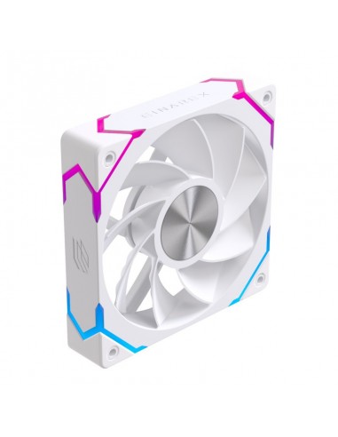 Ventilador caja einarex ex12ci argb 120mm blanco invertido