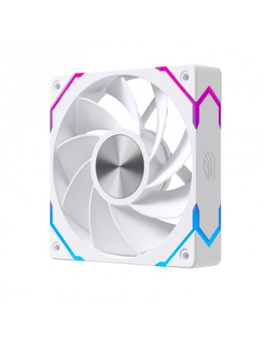 Ventilador caja einarex ex12ci argb 120mm blanco invertido