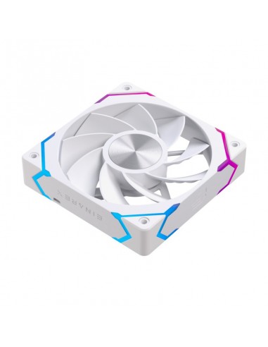 Ventilador caja einarex ex12ci argb 120mm blanco invertido
