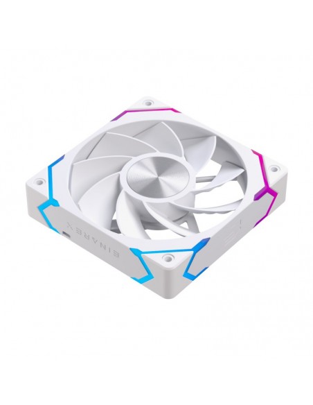 Ventilador caja einarex ex12ci argb 120mm blanco invertido