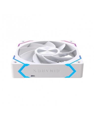 Ventilador caja einarex ex12ci argb 120mm blanco invertido