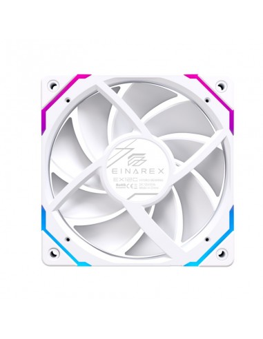 Ventilador caja einarex ex12c argb 120mm blanco