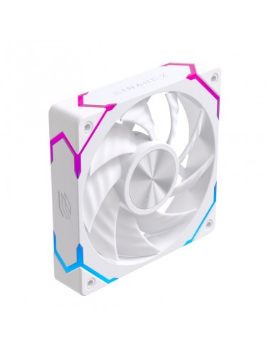 Ventilador caja einarex ex12c argb 120mm blanco