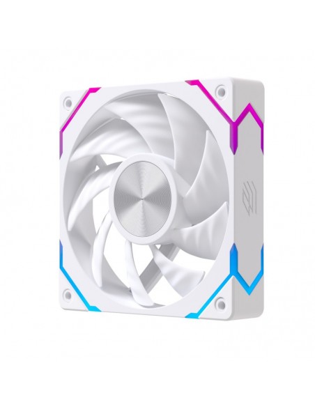 Ventilador caja einarex ex12c argb 120mm blanco
