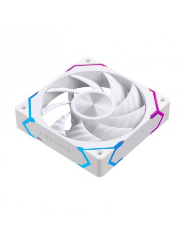 Ventilador caja einarex ex12c argb 120mm blanco