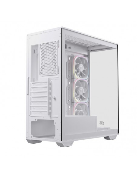 Caja ordenador gaming einarex s700 rgb atx cristal templado blanca Caja ordenador gaming einarex s700 rgb atx cristal templado blanca