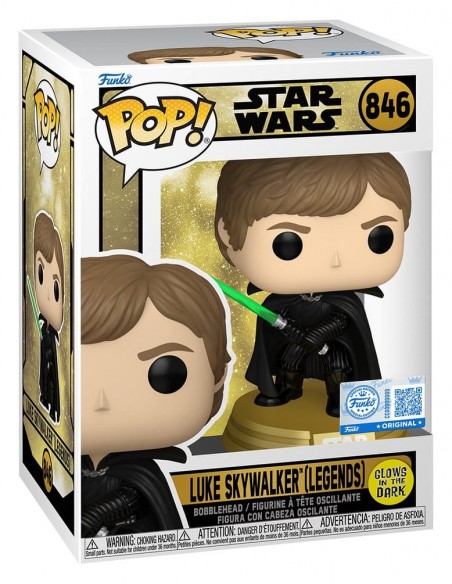 Funko pop star wars: sw legends - luke (glow)