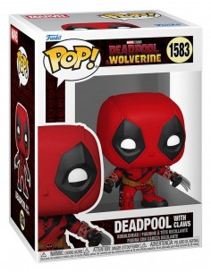 Funko pop marvel deadpool & wolverine deadpool w - claws