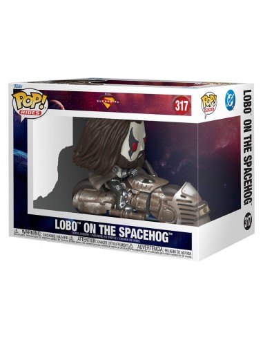 Funko pop ride: supergirl lobo on the spacehog