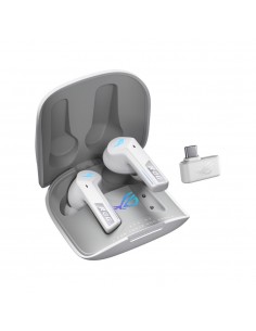 Auriculares gaming asus rog cetra true wireless speednova inalambrico blanco