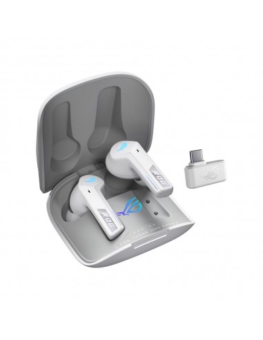 Auriculares gaming asus rog cetra true wireless speednova inalambrico blanco