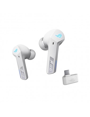 Auriculares gaming asus rog cetra true wireless speednova inalambrico blanco