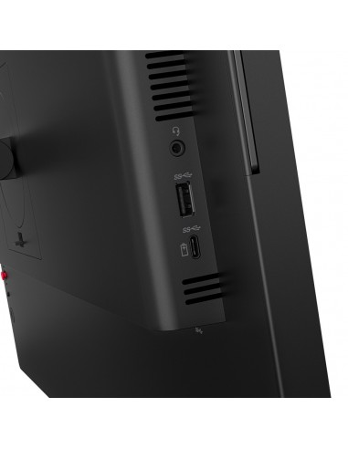 Monitor led 23.8 pulgadas lenovo thinkvision t24 - 4v ips - fhd - dp - hdmi - vga - 120hz - 4ms - vesa 100x100 - webcam