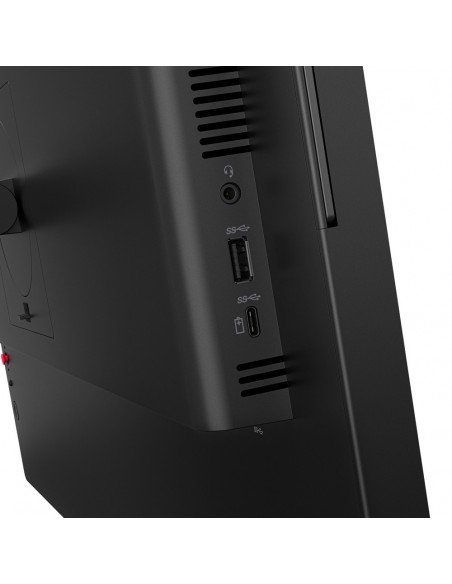 Monitor led 23.8 pulgadas lenovo thinkvision t24 - 4v ips - fhd - dp - hdmi - vga - 120hz - 4ms - vesa 100x100 - webcam