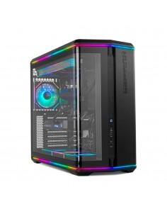 Caja ordenador gaming nox hummer anvil atx argb cristal templado negra