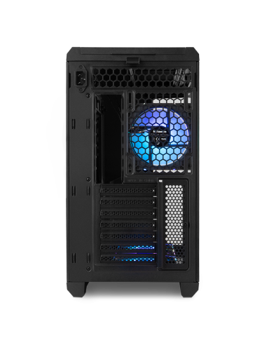 Caja ordenador gaming nox hummer anvil atx argb cristal templado negra