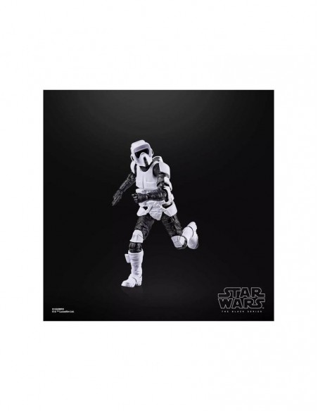 Figura hasbro star wars day the black series may the 4th be with you scout trooper
